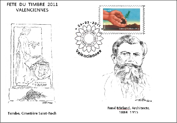 Carte locale timbre carnet 2011