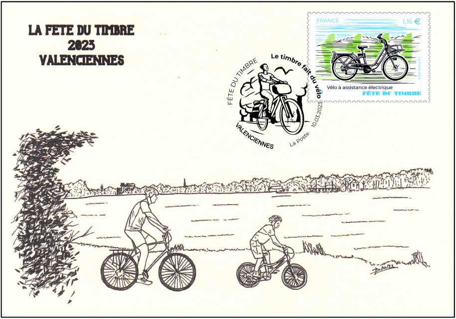 Fête du timbre 2023 Carte locale timbre
